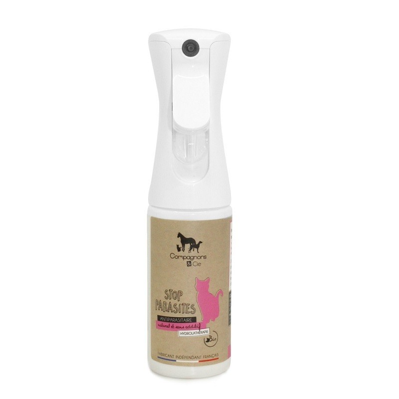 Anti puces et antiparasitaire naturel pour chat - Soins bio pour chat Compagnons & Cie
