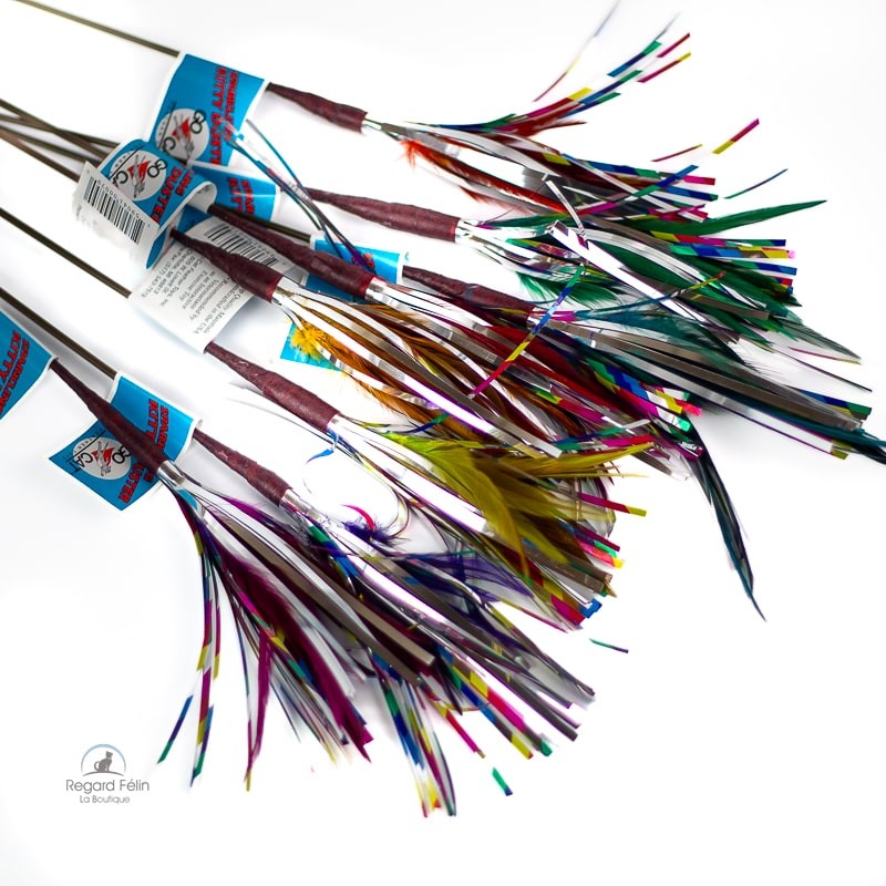 Sparkling Kitty Duster Go Cat - Plumeau pour chat Swingy