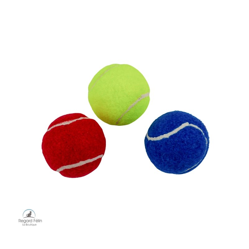 Balle de tennis pour chat et chaton