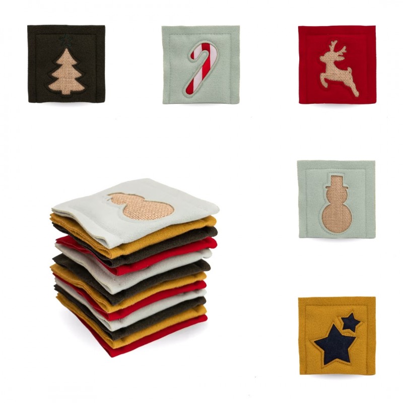 Jouet Noël chat - 4cats Coussin Fêtes valériane