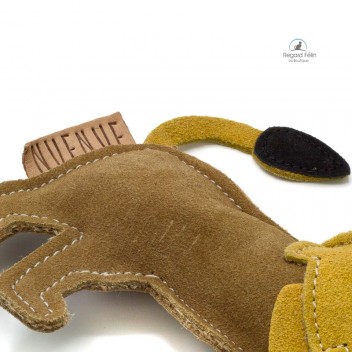 Jouet en cuir véritable pour chat et chien