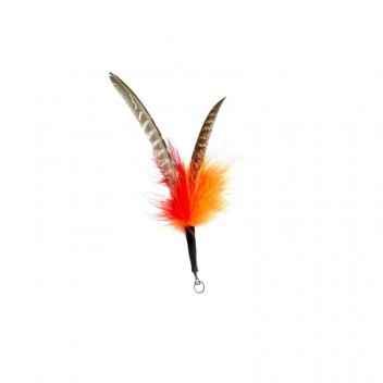 Jouet pour chat plumes pour canne à pêche