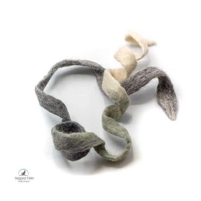 Spirale pour chat en laine