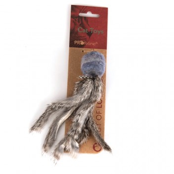 Jouet amovible pour chat laine et fourrure