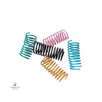 Jouet ressort spirale pour chat