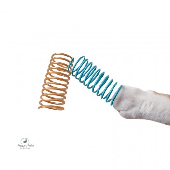 Jouet ressort spirale pour chat