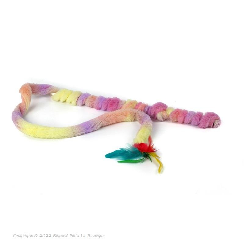 Canne à pêche pour chat boa