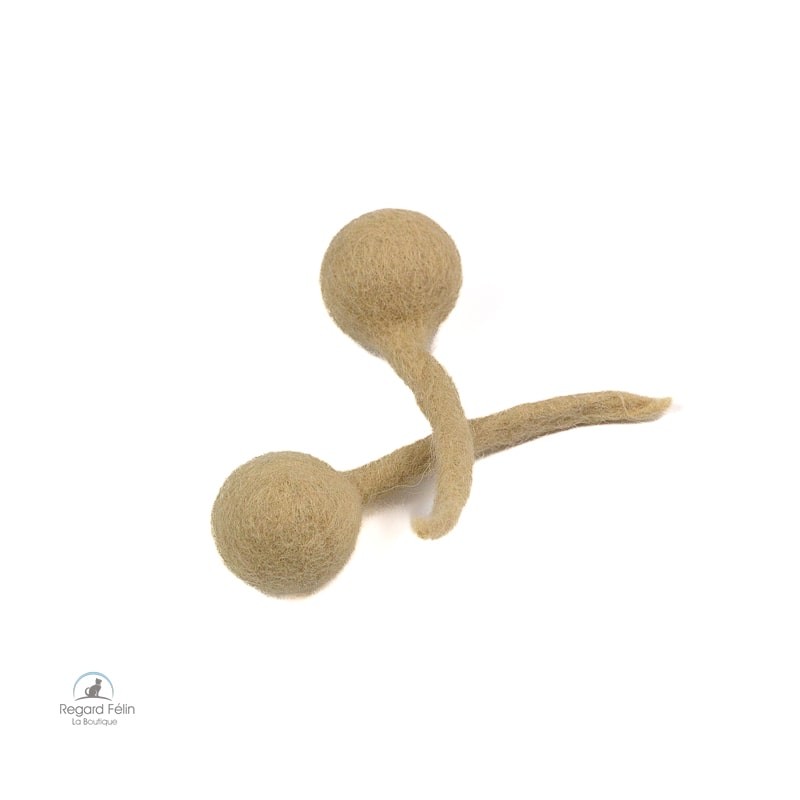 Jouet en laine pour chat et chaton fait main