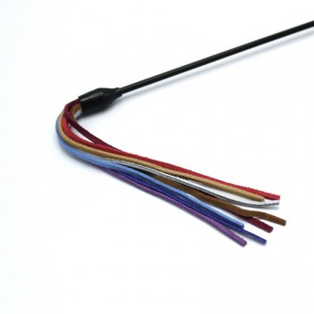 Jouet pour chat en cuir -Plumeau Cuir