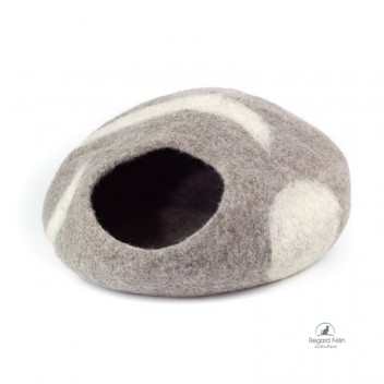 Grotte en laine pour chat - Cat cave - Cocon chat