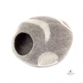 Grotte en laine pour chat - Cat cave - Cocon chat