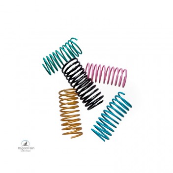 Jouet ressort spirale pour chat