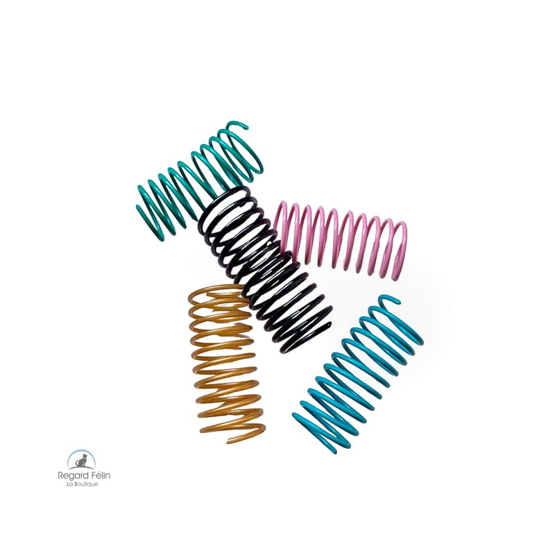 Jouet ressort spirale pour chat