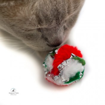 Balle pour chat Cancor Noël