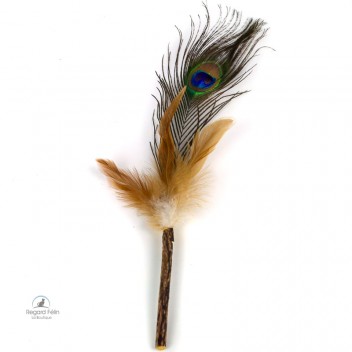 Jouet pour chat matatabi et plumes