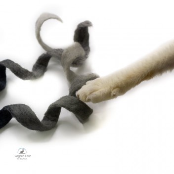 Spirale pour chat en laine