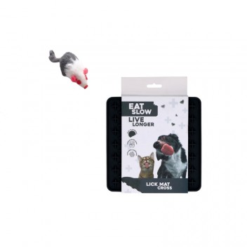 Lot tapis de léchage et jouet pour chat